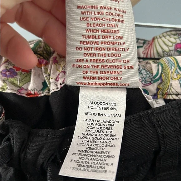 KOI Scrub Pants | two pairs | Black and Gray - Picture 8 of 8